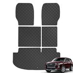 Palisade Trunk Mats, Cargo Liner 2nd 3rd Row Seats Covers (7 seat for Captain Chair)