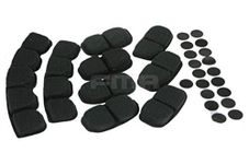 H World Shopping Tactical Upgraded Comfort Protective Sticker Helmet Cushion Memory Foam Pad Black