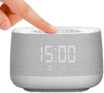 Sleep Sound Machine - Wireless White Noise Maker, Portable Soother Audio Unit, Natural Rain Fan Lullaby, Home Office Travel Yoga Meditation Aid | for Light Sleepers Adults Kids