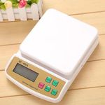 Perpetual Digital Weighing Scale for Kitchen & Shops | Calorie Food Weight Machine | Mini Food Measuring Scale for Diet Tracking Weight Upto 10 Kg Toothbrush