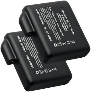 ABXMAS Rechargeable Battery for Heated Gloves 7.4V 3200mAh Upgrade 2025, Replacement Lithium Polymer Batteries Pack for Heated Gloves Socks Jacket Cloths