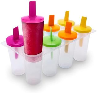 Ice Cream Maker Ice Pop Mold - 8Pcs Baby Popsicle Maker Mini Ice Cream Popsicle Molds Reusable Ice Popsicle Sleeves for Kids - Popsicles Molds Ice Cream Mold Popsicle Holders for Kids