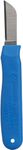 Jonard KN-7 Ergonomic Cable Splicing Knife with Thermoplastic Rubber Handle, Blue, 6-1/4" Length