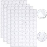 JANYUN 280 PCS Double-Sided Adhesive Tape Stickers Removable Round Putty Clear Sticky Tack No Trace Super Sticky Putty Waterproof Small Stickers for Christmas Festival Decoration(20mm)