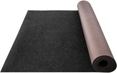 Happybuy Marine Carpet, 6 ft x 13.1 ft Charcoal Black Marine Grade Boat Carpet, Marine Carpeting with Soft Cut Pile and Water-Proof TPR Backing, Carpet Roll for Home, Patio, Porch, Deck