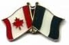 Nigeria/Canada Country Flag Small Friendship Lapel PIN Badge New