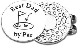 Golf Ball Marker Hat Clip Magnet for Men Him Dad Gifts from Wife Dad Golf Accessories for Men Dad Birthday Gift from Daughter Son New Dad Gifts for Men Christmas Stocking Stuffer Valentine Fathers Day