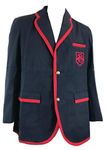 OEM Glee Darlton Warblers Academy Suit + Tie Uniform Costume Set (M) Dark Blue