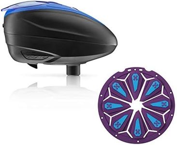 Dye LT-R Electronic Paintball Loader - Blue with HK Army Epic Speed Feed (Blue with Arctic Epic Speed Feed)