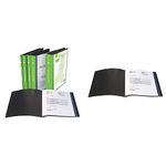 Q-Connect KF01269 60-Pocket Presentation Book - Black & A4 40-Pocket Presentation Display Book - Black