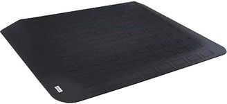 SafePath EZ Edge Wheelchair Threshold Ramp 2 3/4" H x 34 1/4" W x 46" L - Recycled Rubber, ADA Compliant Ramps, Matte Black, Made in USA - Home Doorway Entry Ramp