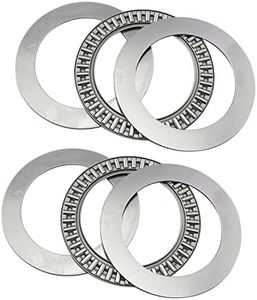 PZRT 2 Sets AXK5578 Thrust Needle Roller Bearings with Washers 55mm Bore 78mm OD 5mm Width (2 x Bearings + 4 x Washers)