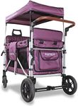 FUXTEC folding wagon - CTXL900 - for up to 4 children Purple - The Ultimate Family Transport and Storage Solution