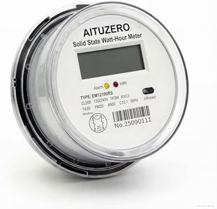 Digital Electric Sub Meters for Landlords, RS485 & IR Communication, 120/240V CL200 Single Phase, kWh Sub Meter, ANSI Form 2S Plug-in Electric Submeters with Modbus Communicationn