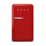 Smeg FAB10 Refrigerator, 50's Retro Style, 4.48 cu.ft. Capacity, 97 cm Height, 2 Glass Shelves, Automatic Defrost, LED Internal Light, Right Hand Hinge, Red, FAB10URRD3