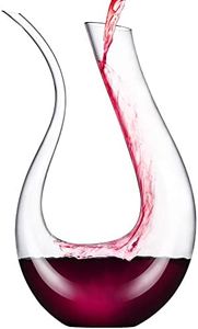 JYXETOV Wine Decanter Aerator Pourer Lead-Free Crystal Clear Glass Red White Wine Decanter Carafe Pitcher Suitable for Get-Together, Brithday, Christmas Holiday, New Year Party Gift