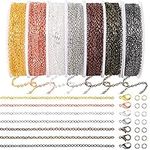 70Ft Jewelry Making Chains, 7 Color