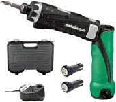Metabo HPT Cordless Screwdriver Set, 3.6V, Electric Screwdriver Set with Case, 2 Lithium-Ion Batteries, Charger and Bit, 21 Clutch, Built-in LED Light, Two Speeds, DB3DL2