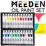 MEEDEN Oil Paint Set, 24 Colors x 2