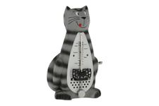 Wittner Metronome Taktell Animal Shape Series 839 - Plastic casing - Without bell - Tomcat - Mechanically wound - No batteries required - Made in Germany