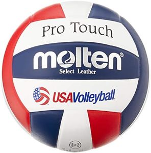 Molten Pro Touch Volleyball (Red/White/Blue, Official)