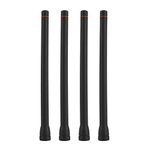 4PCS Portable Rubber VHF Handheld Antenna 136-174mhz Two Way Radio Antenna 1.8dBi Talkie Antenna for ICOM