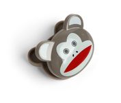 Kikkerland Sock Monkey Bag Clips, Set of 6