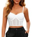 Avidlove Bustier Tops For Women Push Up Corset lingerie Y2K Sexy Going Out Party Club Top