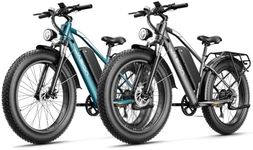 Jasion EB5 MAX Ebike for Adults with 1500W Peak Motor,720 Wh Removeable Battery, 26'' Fat Tire Electric Mountain Bike, 28+MPH Speed, Cruise Control, 7-Speed