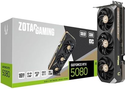 Zotac Gaming GeForce RTX 5080 Solid Core OC 16GB GDDR7 Reflex 2 RTX AI DLSS4