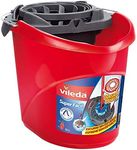 Vileda Super Easy Torsion Wringer Power Mop Bucket Red SuperMocio