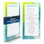 Magnetic Shopping List Pad for Fridge | 80 Tear-Off Sheets | 21.5 x 10cm | Shopping List Pads Magnetic Notepad for Fridge | Magnetic Fridge Notepad Magnetic Fridge Shopping List Magnet