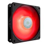 Cooler Master SickleFlow 120 Red LED Case & Cooling Fan - Translucent Air Balance Blades, 62 CFM, 2.5 mmH2O, 8 to 27 dBA - Red LED