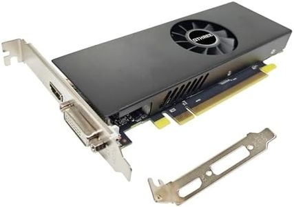 QTHREE Radeon RX 550 2GB GDDR5 Low Profile Graphics Card,128-Bit,Computer Video Card for PC GPU,PCI Express X8 3.0 with DVI,HDMI Ports,ITX,SFF,HDPC,DirectX 12