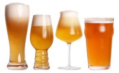 Sipologie Brewmasters Beer Glass Collection, Set Of 4 - The Ultimate Selection Of Beer Mugs - Great For Gifting, 400 Ml, Clear