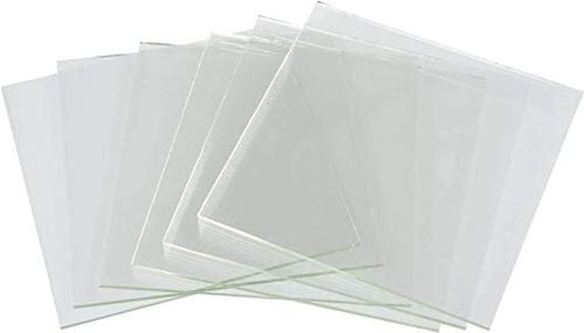 System 96 COE 96 Clear Fusing Glass Squares - 6 Pack (4x4)
