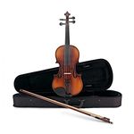 Gear4music Violin Full Size For Adult Beginners with Case & Bow