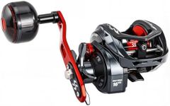 Sougayilang Baitcaster Fishing Reel, 400 Size with 35lbs Max Drag 6.3:1 Gear Ratio, Low Profile Casting Reel for Musky- Right Handed