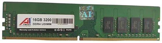 A1TECH 16GB DDR4 3200 MHz CL22 Desktop RAM Memory Computer Speed and Performance Memory, (3 Years Warranty)