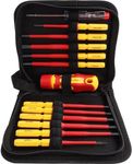 Mulwark 13-Piece Premium CR-V Insulated Screwdriver Set with 1000V Tools – Includes Phillips, Slotted, Pozidriv, and Torx Screwdrivers for Professional Use