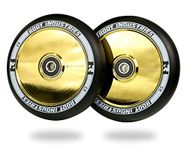 Root Industries 110 mm Air Wheels, Black/Gold Rush