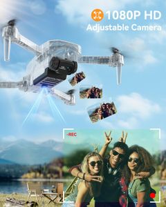 FERIETEL T29 Foldable Mini Drone with 1080P Camera – 30 Min Flight, 2 Batteries
