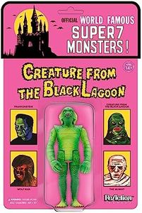 Universal Monsters Reaction Figures - Super Creature (Wide Sculpt on Card) Classic Collectibles and Retro Toys
