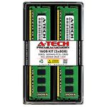 A-Tech Server 16GB Kit (2 x 8GB) 2Rx8 PC3L-12800E DDR3 1600MHz ECC Unbuffered UDIMM 240-Pin Dual Rank DIMM 1.35V Workstation Server Memory RAM Upgrade Stick Modules (A-Tech Enterprise Series)