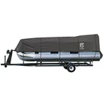 Classic Accessories - 20-027-080801-00 StormPro Waterproof Heavy-Duty Pontoon Boat Cover, Fits Pontoon Boats 17 ft - 20 ft long x 102 in wide