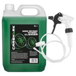 CARSHARK Non Acidic Wheel Cleaner 5 Litre with Long Hose Trigger, Heavy Duty Formula