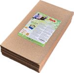 S&X Sand Sheets for Bird Cages 100-Pack 55cm x 30cm Birdcage Sandpaper Liners Disposable | Accessories for Budgies Parakeets Cockatiels Canaries Finches Conures Easier Cleaning and Bird Health