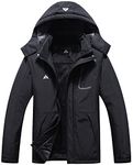 MOERDENG Women's Waterproof Ski Jacket Warm Winter Coat Outdoor Windbreaker Hiking Snowboarding Jacket