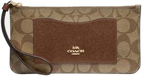 Coach Signature PVC Zip Top Wallet