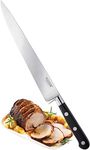 Taylors Eye Witness Sabatier Professional Kitchen Carving Knife - 8in/20cm Full Tang, Taper Ground Stainless Steel Blade. Triple Rivet Comfort Handle. Sharper for Longer